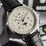 GF Factory Breitling 42MM Calfs Leather Watch Strap B25 Movement White Orange Black Watch